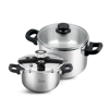 Izzy Gourmet Multi Set 9Lt + 5Lt Χύτρα Ταχύτητας και Κατσαρόλα με καπάκι (213181) Izzy Gourmet Multi Set 9Lt + 5Lt Xutra Taxutitas kai Katsarola me kapaki (213181)