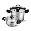 Izzy Gourmet Multi Set 9Lt + 5Lt Χύτρα Ταχύτητας και Κατσαρόλα με καπάκι (213181) Izzy Gourmet Multi Set 9Lt + 5Lt Xutra Taxutitas kai Katsarola me kapaki (213181)