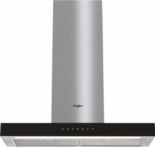 Απορροφητήρας Τζάκι Whirlpool WHBS 62F LT K/1 Μαύρο 60 cm A