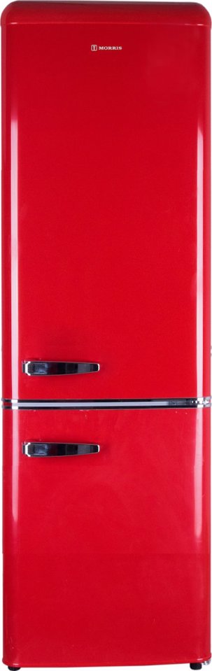 Morris Retro Ψυγειοκαταψύκτης 244lt Υ181xΠ55xΒ61.5εκ. Κόκκινος MRS-31250R