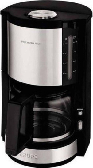 Καφετιέρα Krups KM3210 Pro Aroma Plus Μαύρο/Ασημί