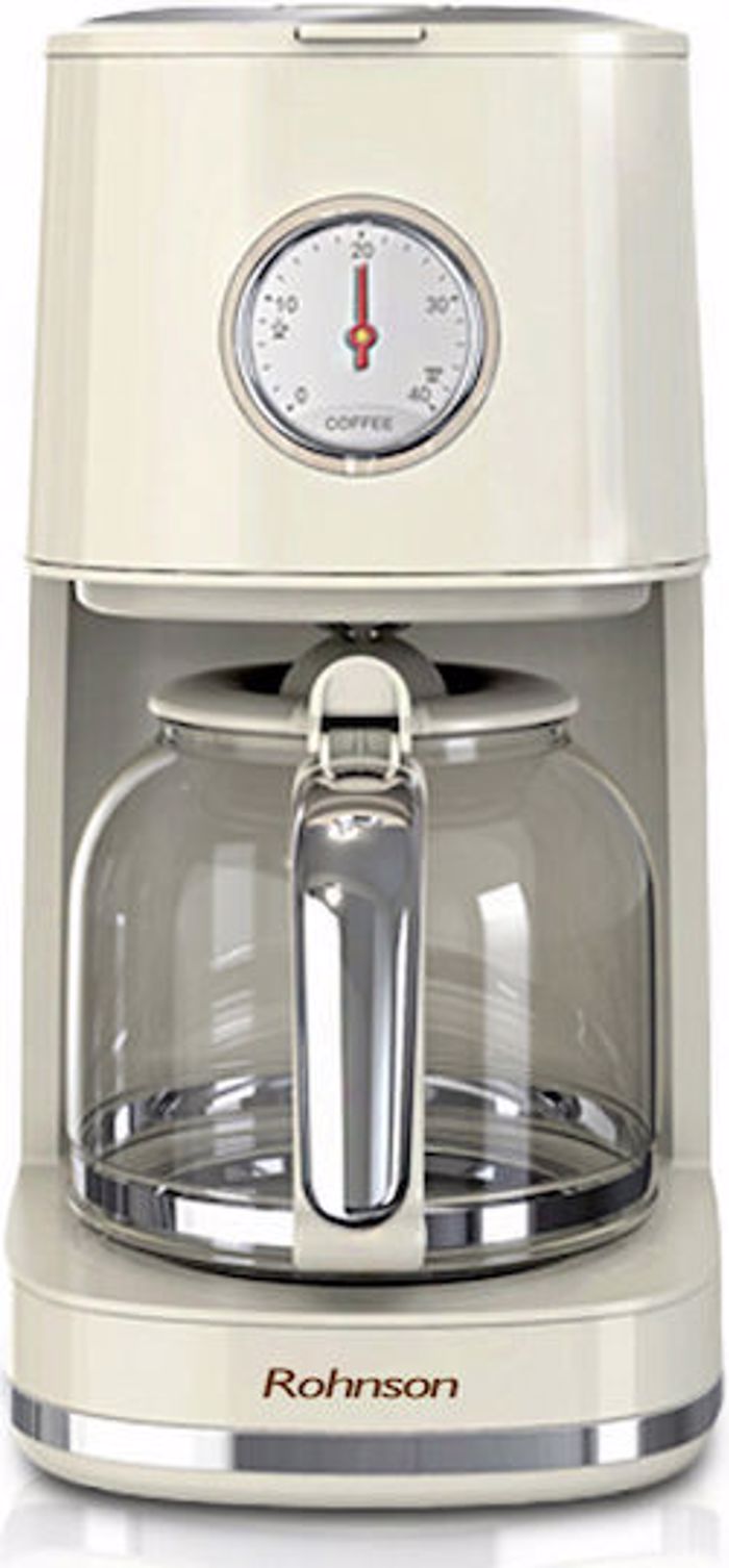 Kafetiera Filtrou Rohnson Nostalgia MOD R-940 Cream