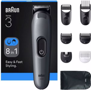 Σετ Περιποίησης Γενειάδας/Μαλλιών Braun 8 σε 1 AIO3540