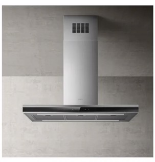 Απορροφητήρας Νησίδα Elica Adele IS BLIX/A/90X60 Μαύρο-Inox 90 cm A