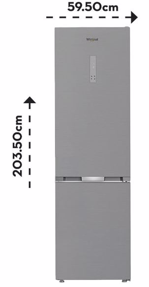 Ψυγειοκαταψύκτης Whirlpool WHK 26404 XP5E Pearl Inox D