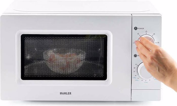 Microwave Oven MUHLER MO-5009 20L, White, Mechanical