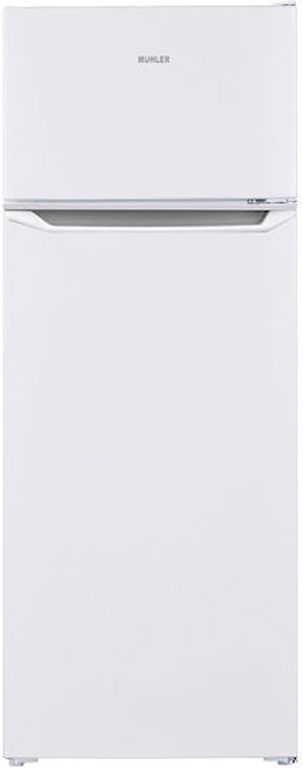Muhler Ψυγείο Δίπορτο 206lt Υ143xΠ54.5xΒ55.5εκ. Λευκό SUF144WE