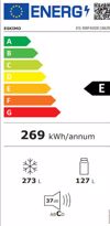 Eskimo Psugiokatapsuktis 400lt Total NoFrost u186xP60xB68ek. Inox ES RBF400E186IN