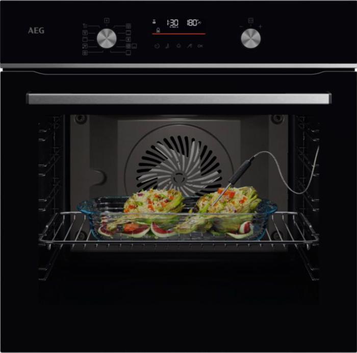 AEG OS6CB531AB 6000 SenseCook Fournos ano Paggou 71lt Mavros