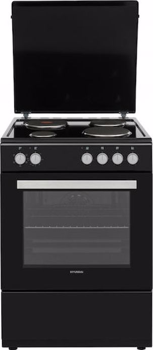 Κουζίνα Hyundai HCMU24V-7260E/BL με ηλεκτρικό φούρνο, εμαγιέ εστίες, χωρητικότητα φούρνου 69L  κλάση Α