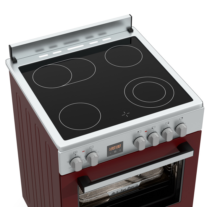 Hyundai HCVR24S-6060V/G Kouzina Ilektriki 60lt me Keramikes Esties 59.8cm