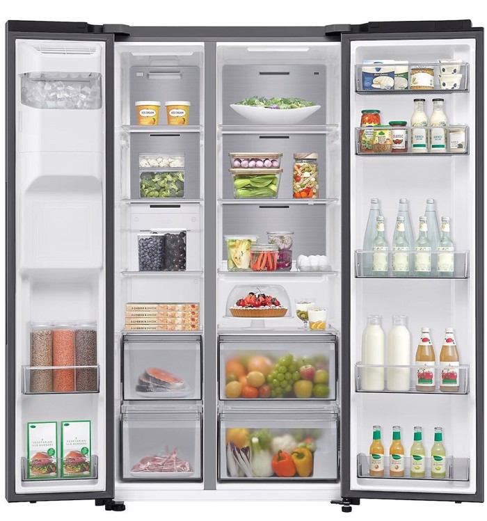 Samsung Psugio Ntoulapa 640lt Total NoFrost u178.4xP91.2xB72.6ek. Inox RS70F64KETEF