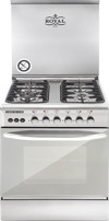 Din Gas Royal 9604 SF Κουζίνα Υγραερίου 68lt με Εστίες Υγραερίου Π60εκ. Inox Din Gas Royal 9604 SF Kouzina ugaeriou 68lt me Esties ugaeriou P60ek. Inox