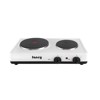Epitrapezia ilektriki estia 2 zonon (2000w/1000w) Fancy 0014 lefki