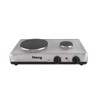 Epitrapezia ilektriki estia 2 zonon (1500w/450w) Fancy 0193 inox