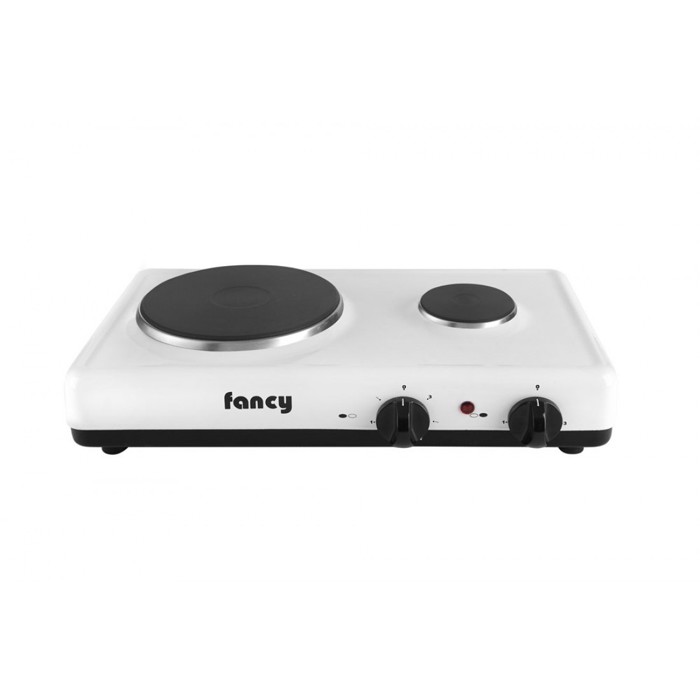 Epitrapezia ilektriki estia 2 zonon (1500w/450w) Fancy 0011 lefki