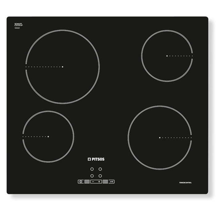 Pitsos CRE611S06 Aftonomi keramiki estia 4 zonon 60cm