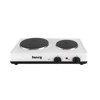 Epitrapezia ilektriki estia 2 zonon (1500w/1000w) Fancy 0012 lefki