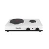 Epitrapezia ilektriki estia 2 zonon (2000w/450w) Fancy 0013 lefki