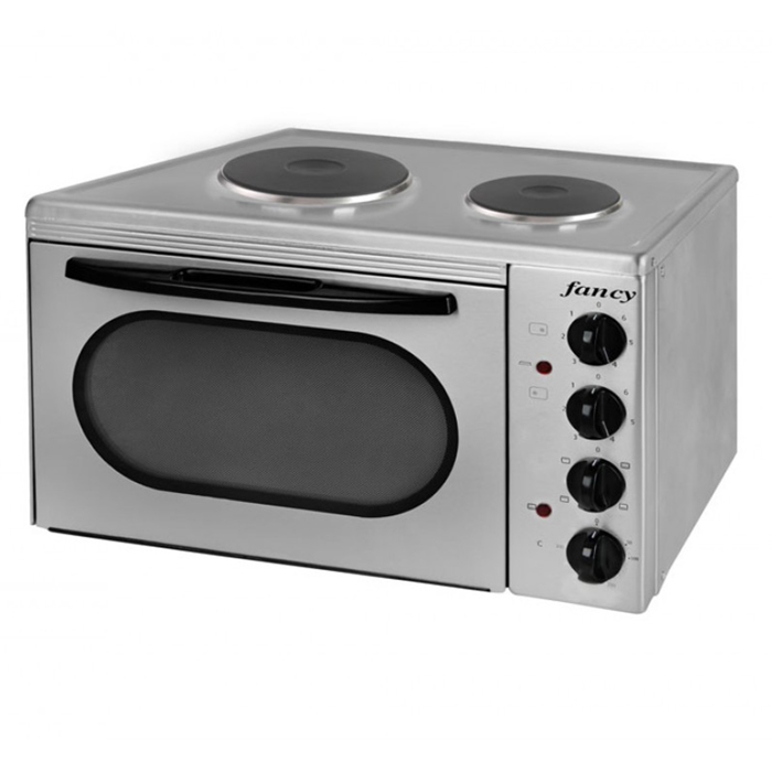 Kouzinaki 2 estion (1500w/1000w) Fancy 0154 inox - SE 6 ATOKES DOSEIS