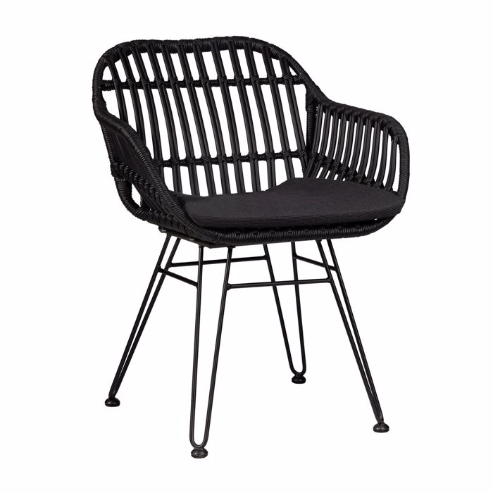 Varossi Malibu Black 900-239 (Poluthrona 80x61x63cm)