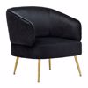 Varossi Claire Mavro 300-327  (Poluthrona 55x67x75cm)