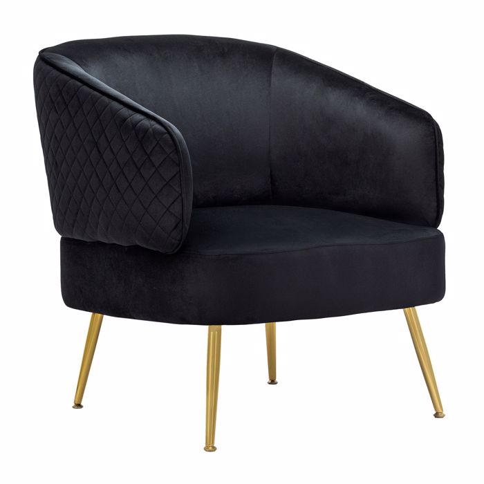 Varossi Claire Mavro 300-327  (Poluthrona 55x67x75cm)