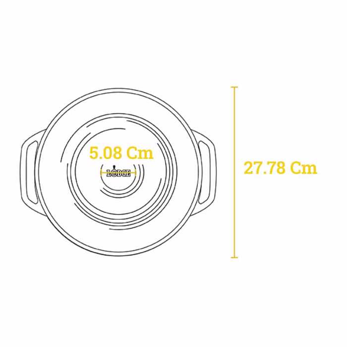 Lodge EC6D18 Midnight Chrome (Emage Mantemenia Katsarola 5.68lt)