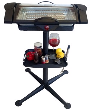 Serton DF 660 (Ηλεκτρική Ψησταριά  με Κρυστάλλινο Καπάκι & Βάση 2000W)