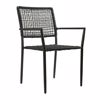 Varossi Sati Μαύρο 900-256 (Πολυθρόνα Wicker 88x57x60cm) Varossi Sati Mavro 900-256 (Poluthrona Wicker 88x57x60cm)