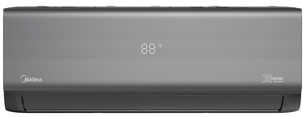 Midea Xtreme Graphite AG16Graph-09N8D0-I/09N8D0-O (A/C 9000 BTU με Super Ιονιστή & WiFi)