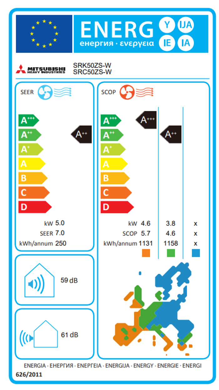 Mitsubishi Heavy SRK/SRC-50 ZS-W (AC Inverter 18000 BTU WiFi Ready)