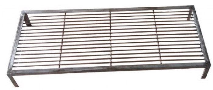 Pitsilos ST.S GRILL 780X380 (Anoxeidoti Sxara Psisimatos me Podia 78x38cm)