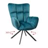 Varossi Hilda Petrol 300-344 Poluthrona Esoterikou Xorou 88x62x72cm