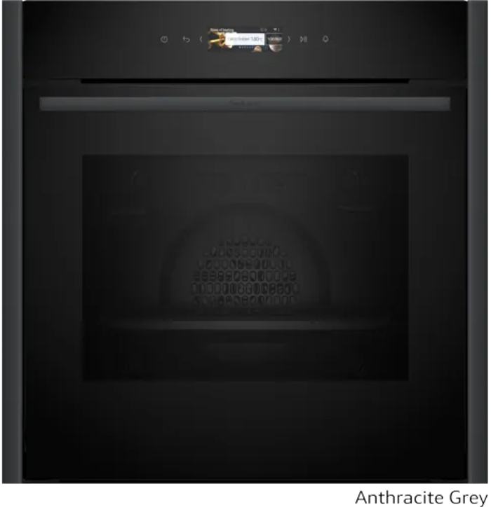 Neff B29CR3AY0 + Z9060AY0 Anthracite Grey (Entoixizomenos Fournos 71lt)