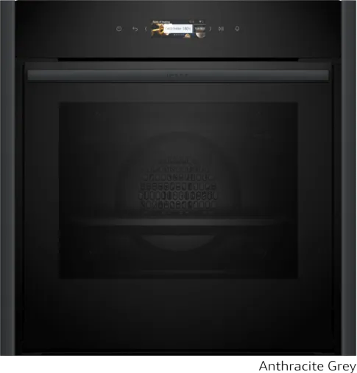 Neff B59CR7KY0 + Z9060AY0 Anthracite Grey (Entoixizomenos Fournos me Purolusi 71lt)