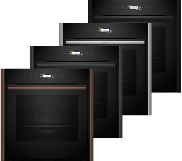 Neff B59CR7KY0 + Z9060BY0 Brushed Bronze (Entoixizomenos Fournos me Purolusi 71lt)