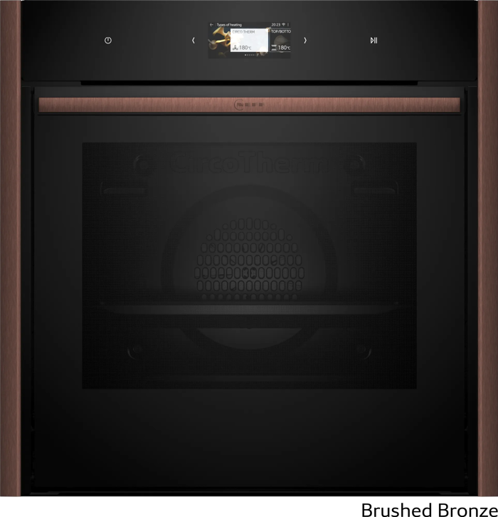Neff B69CS7MY0 + Z9060BY0 Brushed Bronze (Entoixizomenos Fournos me Purolusi 71lt)