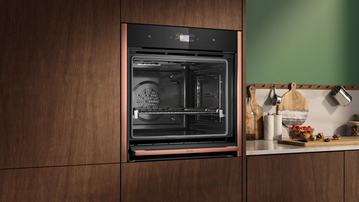 Neff B69CS7MY0 + Z9060BY0 Brushed Bronze (Entoixizomenos Fournos me Purolusi 71lt)