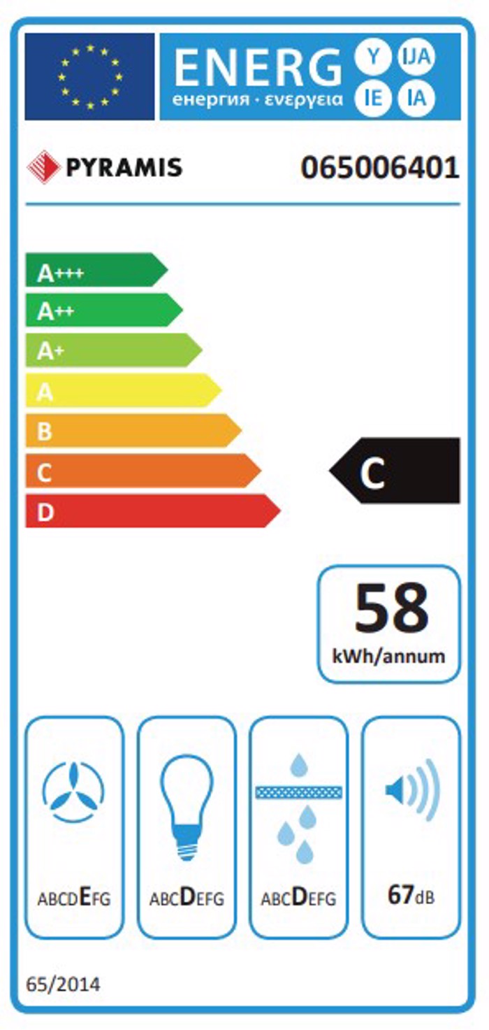 Pyramis Essential Slim Turbo 065006401 (Aporrofitiras Suromenos inox 60cm)