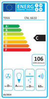 Teka CNL 6610 (Aporrofitiras Suromenos inox 60cm)