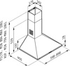 Pyramis Square Lux 065030102 (Aporrofitiras Kaminada 60cm)