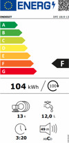 Indesit DFE 1B19 13 (Elefthero Pluntirio Piaton 60cm)