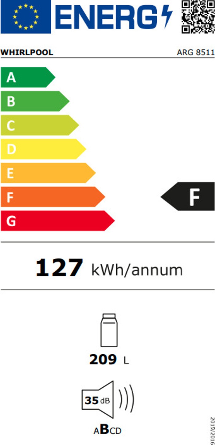 Whirlpool ARG 8511 (Entoixizomeno Psugio Suntirisis 122x54x55cm)