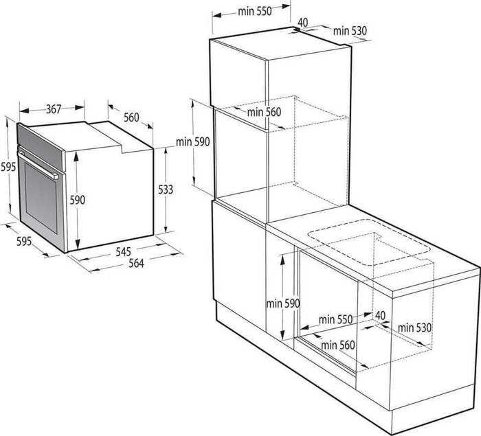 Gorenje BO6717E03X (Entoixizomenos Fournos 77lt) - 4 ETIS EGuISI