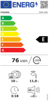 Pyramis DWH 45SI 033000905 (Εντοιχιζόμενο Πλυντήριο Πιάτων 45cm) Pyramis DWH 45SI 033000905 (Entoixizomeno Pluntirio Piaton 45cm)