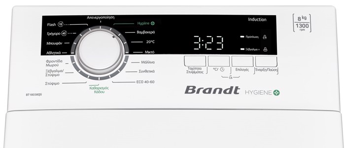 Brandt BT18038QG (Pluntirio Rouxon Ano Fortosis 8kg 1300 Strofon)