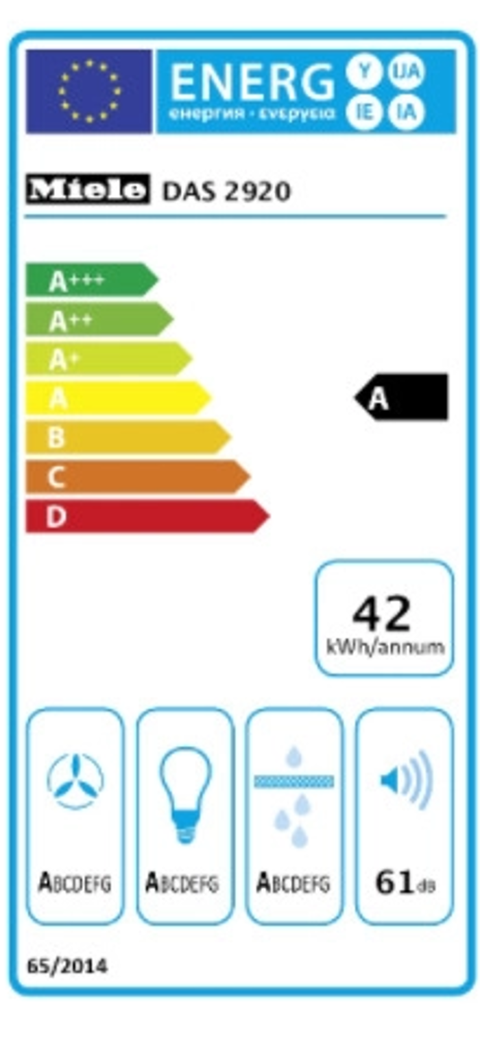 Miele DAS 2920 (Suromenos Aporrofitiras 90cm)