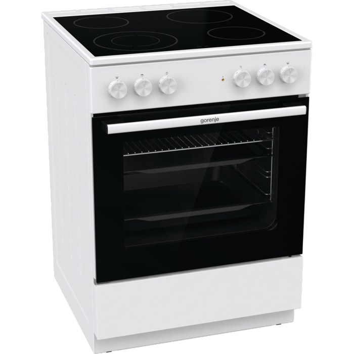 Gorenje GEC6A41WC (Kouzina 71lt me Keramikes Esties 4+1 Zonon) - 4ETIS EGuISI