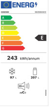 Hisense RB390N4WCE (Psugiokatapsuktis NoFrost 186x59.5x59cm) - 5 ETIS EGuISI